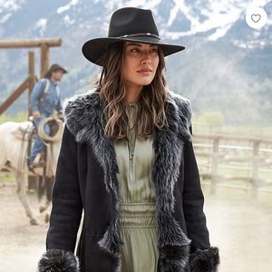 Sandra Spanish Merino Shearling Sheepskin Coat